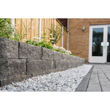 Wallblock split 40x10x10 antraciet
