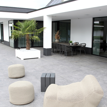 Solido Ceramica 90x90x3 Disegno Antracite
