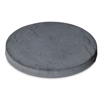 Staptegel flagstone rond ø44 antraciet beton