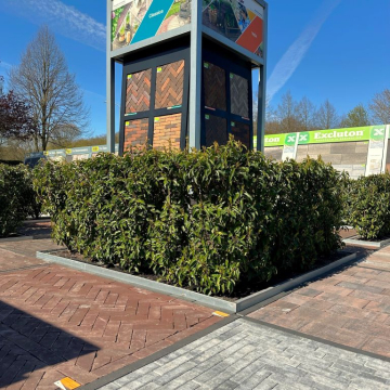 Kantopsluiting Single 300x10 cm - Verzinkt