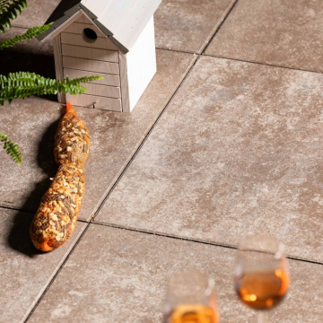 Trippel T 60x60x4 Bruin Nuance