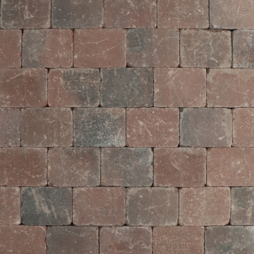 209140 Metro Trommelsteen 20x15x6 cm Rood genuanceerd m - 50014280