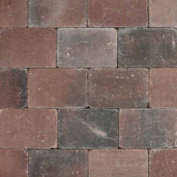 209143 Metro Trommelsteen 30x20x6 cm Rood genuanceerd m - 50006629