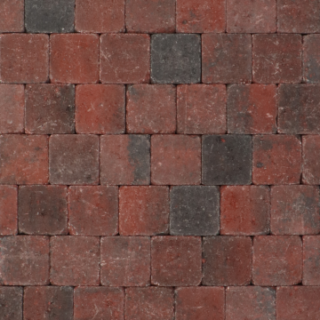 208939 Tambour 10x10x6 cm Rood-zwart m - 50006827