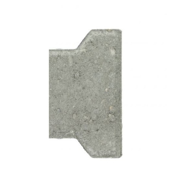 Ecotop Base halve H-verbandsteen 20x16,4 11,7x8 normaal facet grijs KOMO PL2 (3) (vierkant)
