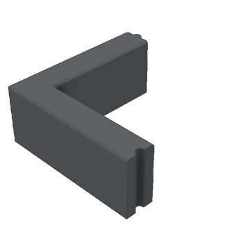Opsluitband 100x200x500 hoekstuk zwart 90 graden hol&dol (1)