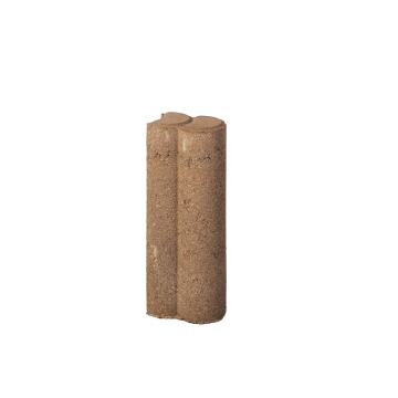 Duo-pallisaden 6x25 bruin