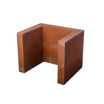 U-element roestbruin 40x40x50