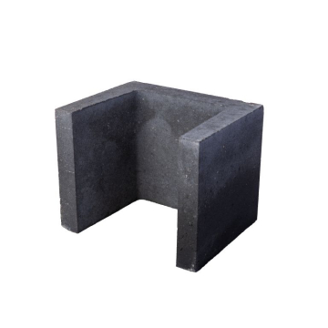 U-element antraciet 40x40x50