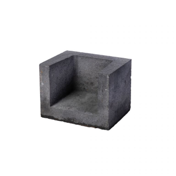 U-hoekelement 30x30x40 antraciet