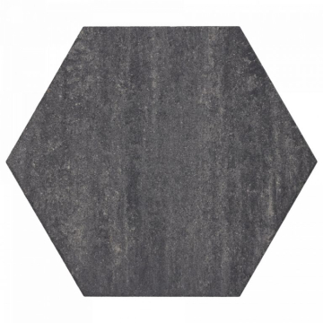 Soft Comfort Zeskant 60-52,5x30x4 GrijsZwart (3)