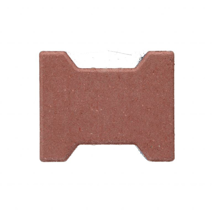 Ecotop Base H-verbandsteen 20x16,4 11,7x8 normaal facet rood KOMO PL2 (vierkant)