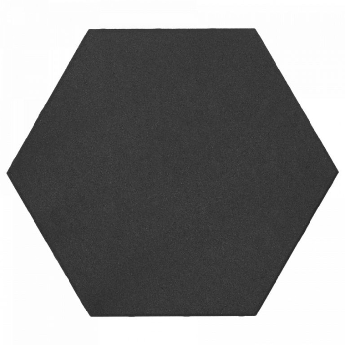Soft Comfort Zeskant 60-52,5x30x4 Nero (2)